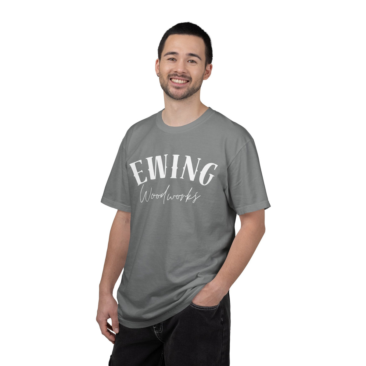 Woodworking T-Shirt — "This Is My Woodworking Shirt" Garment-Dyed Tee (Ewing Woodworks)
