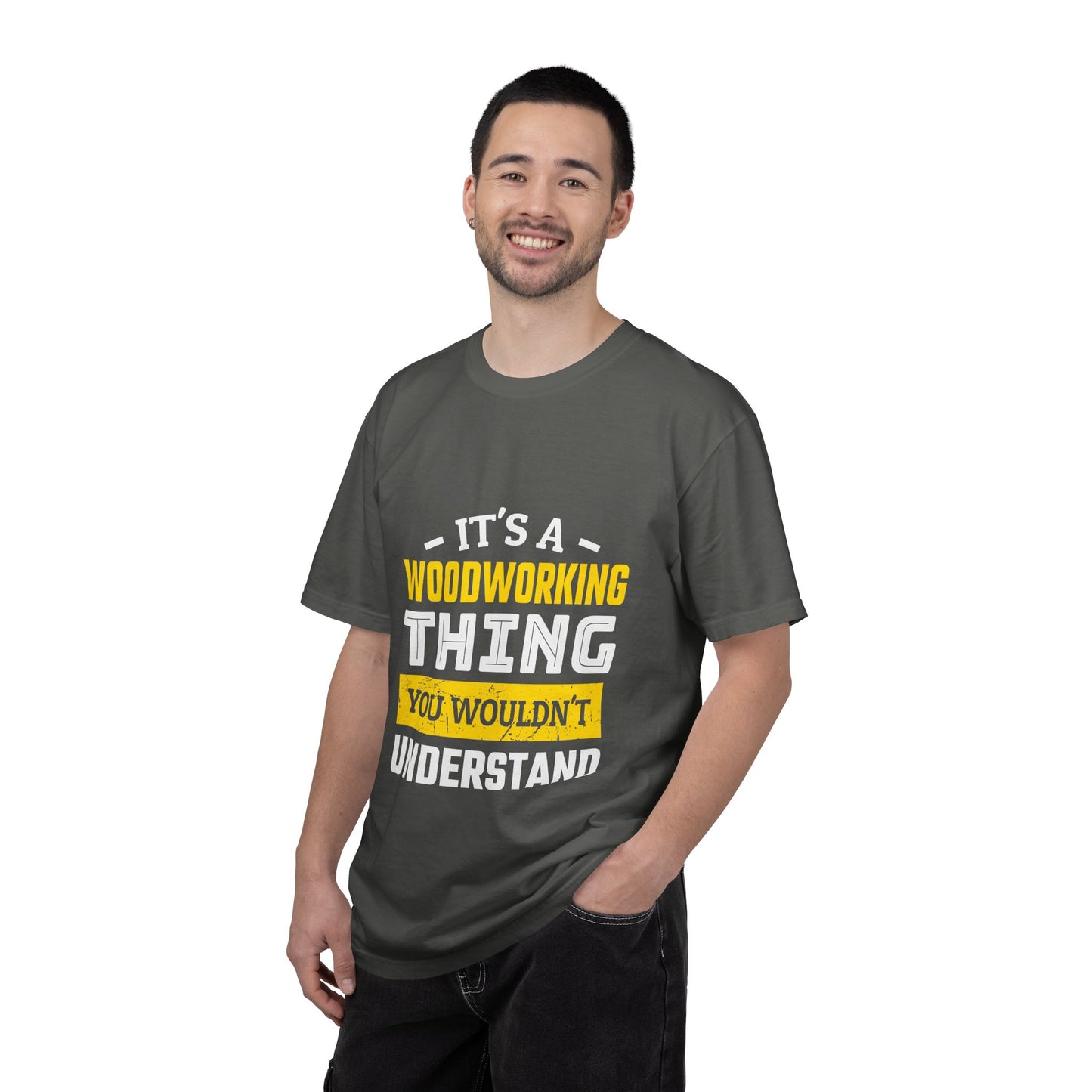 Woodworking T-Shirt — "It's a Woodworking Thing You Wouldn't Understand" Crew Tee