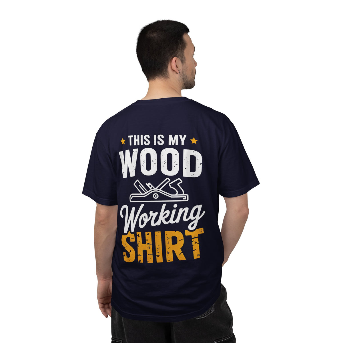 Woodworking T-Shirt — "This Is My Woodworking Shirt" Garment-Dyed Tee (Ewing Woodworks)