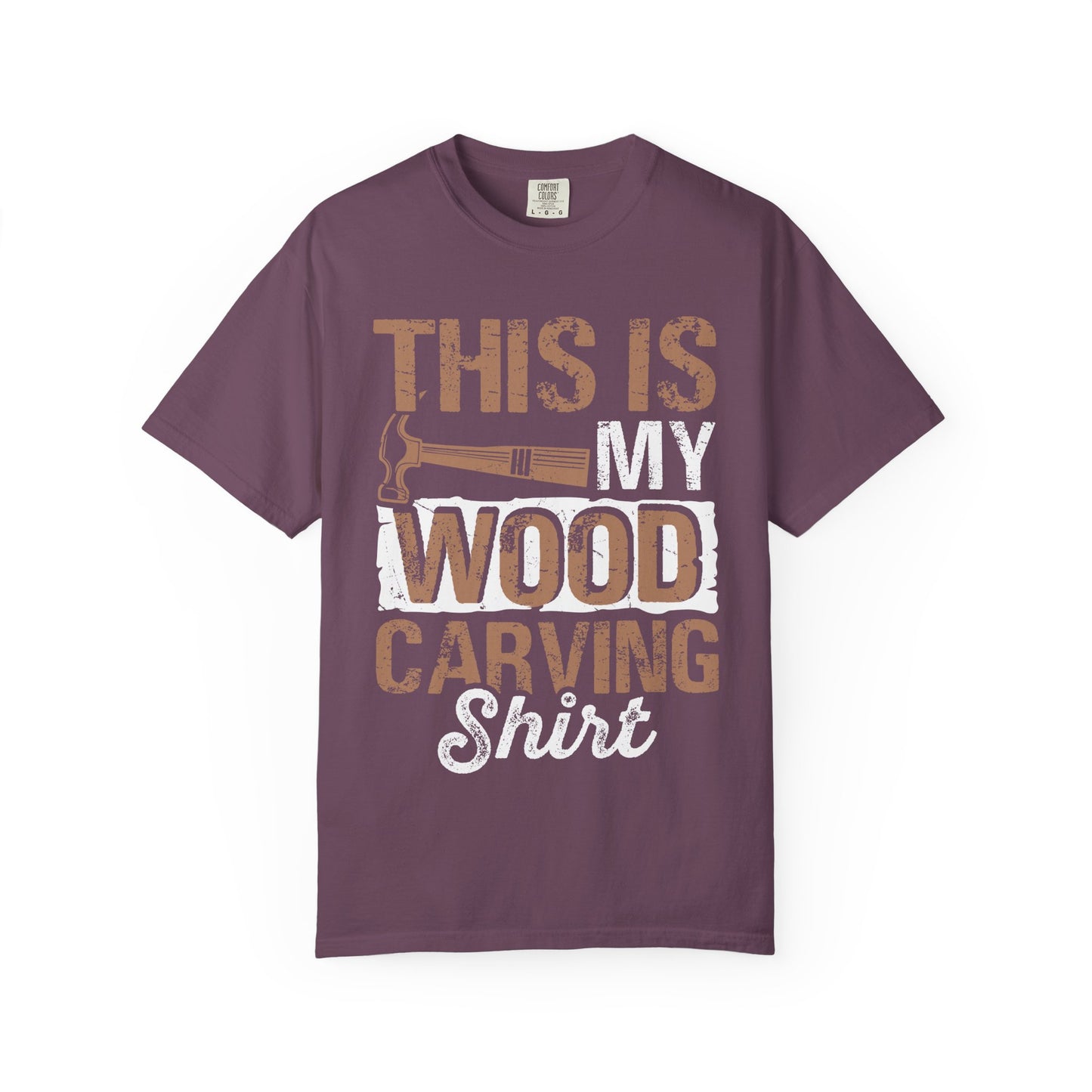 Wood Carving T-Shirt — "This Is My Wood Carving Shirt" Graphic Tee for Woodworkers