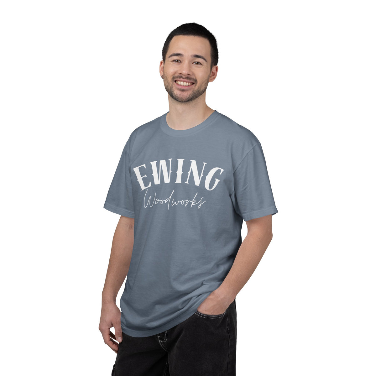 Woodworking T-Shirt — "This Is My Woodworking Shirt" Garment-Dyed Tee (Ewing Woodworks)