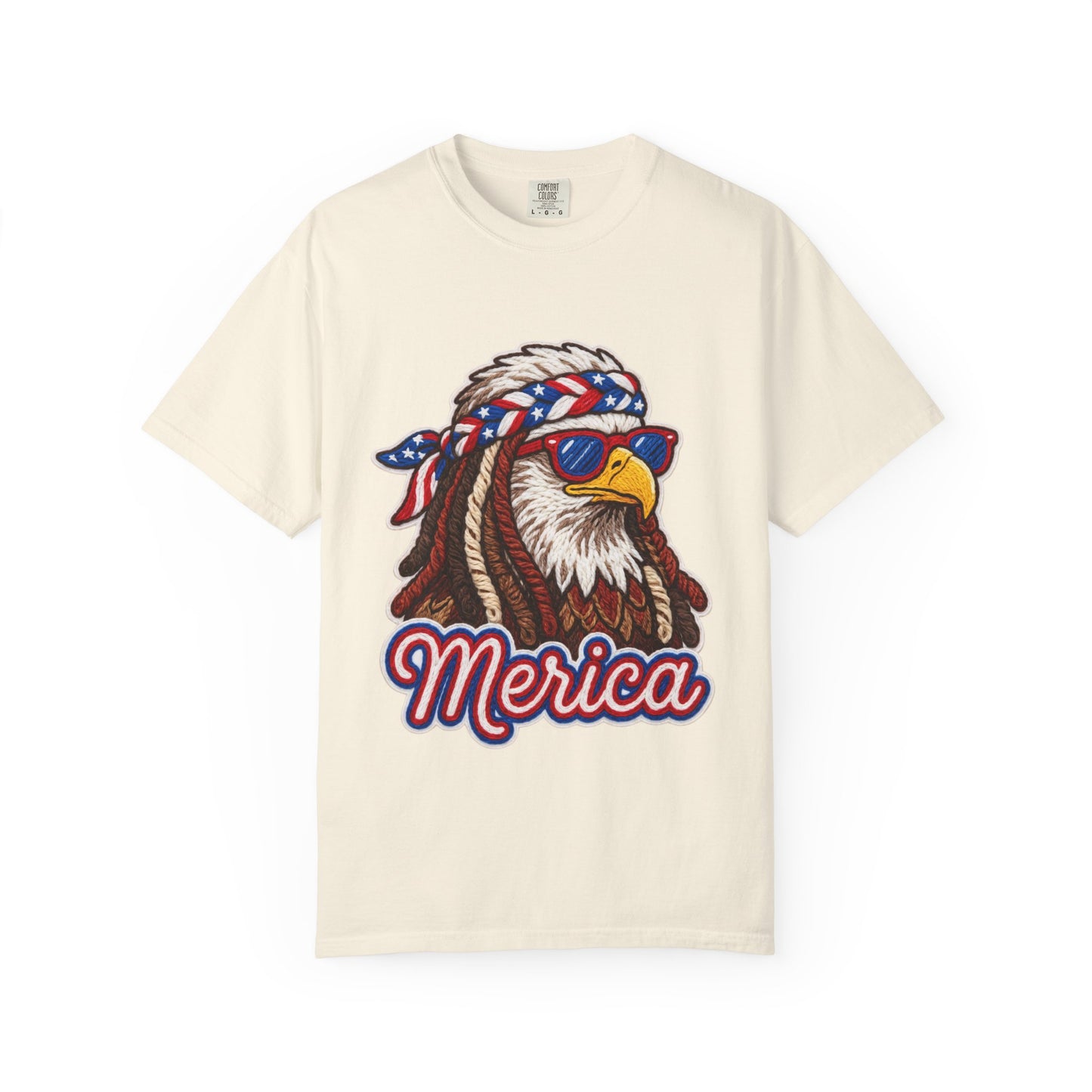 Merica Bald Eagle T-Shirt — Patriotic 'Merica Graphic Tee for 4th of July