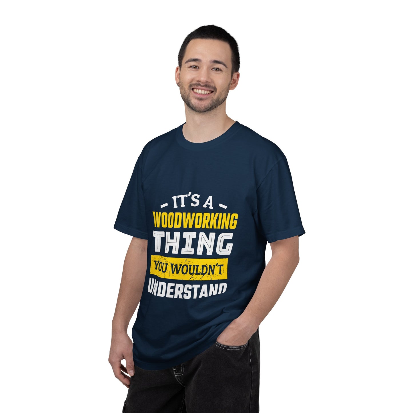 Woodworking T-Shirt — "It's a Woodworking Thing You Wouldn't Understand" Crew Tee