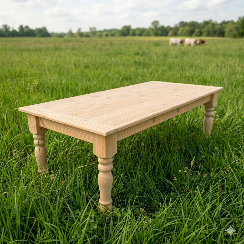 The Ilaria – Custom Solid Wood Dining Table