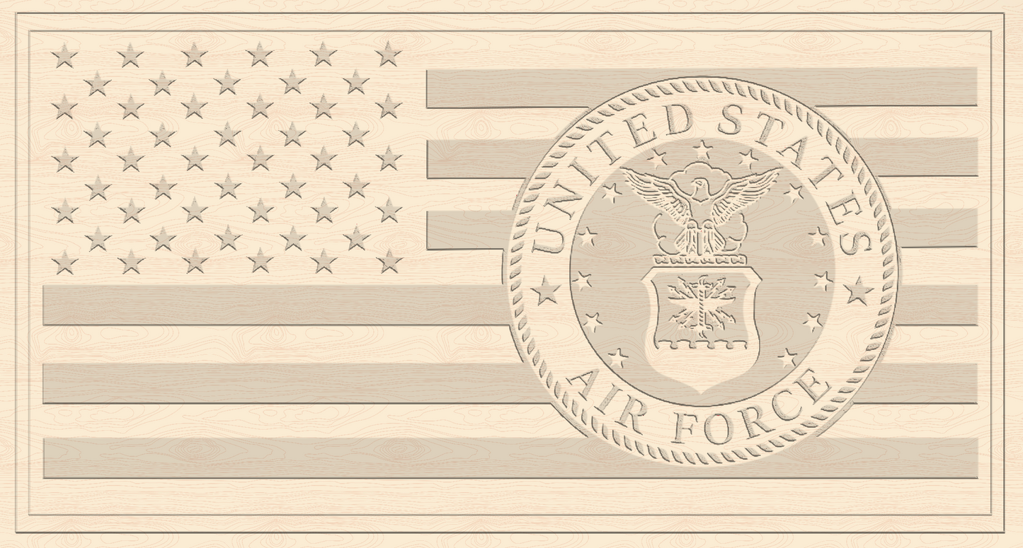 American Flag Military Logos SVG Bundle – U.S. Armed Forces Digital Download for Cricut, Silhouette, CNC, T-Shirts & Decals