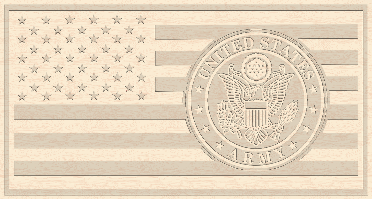 American Flag Military Logos SVG Bundle – U.S. Armed Forces Digital Download for Cricut, Silhouette, CNC, T-Shirts & Decals