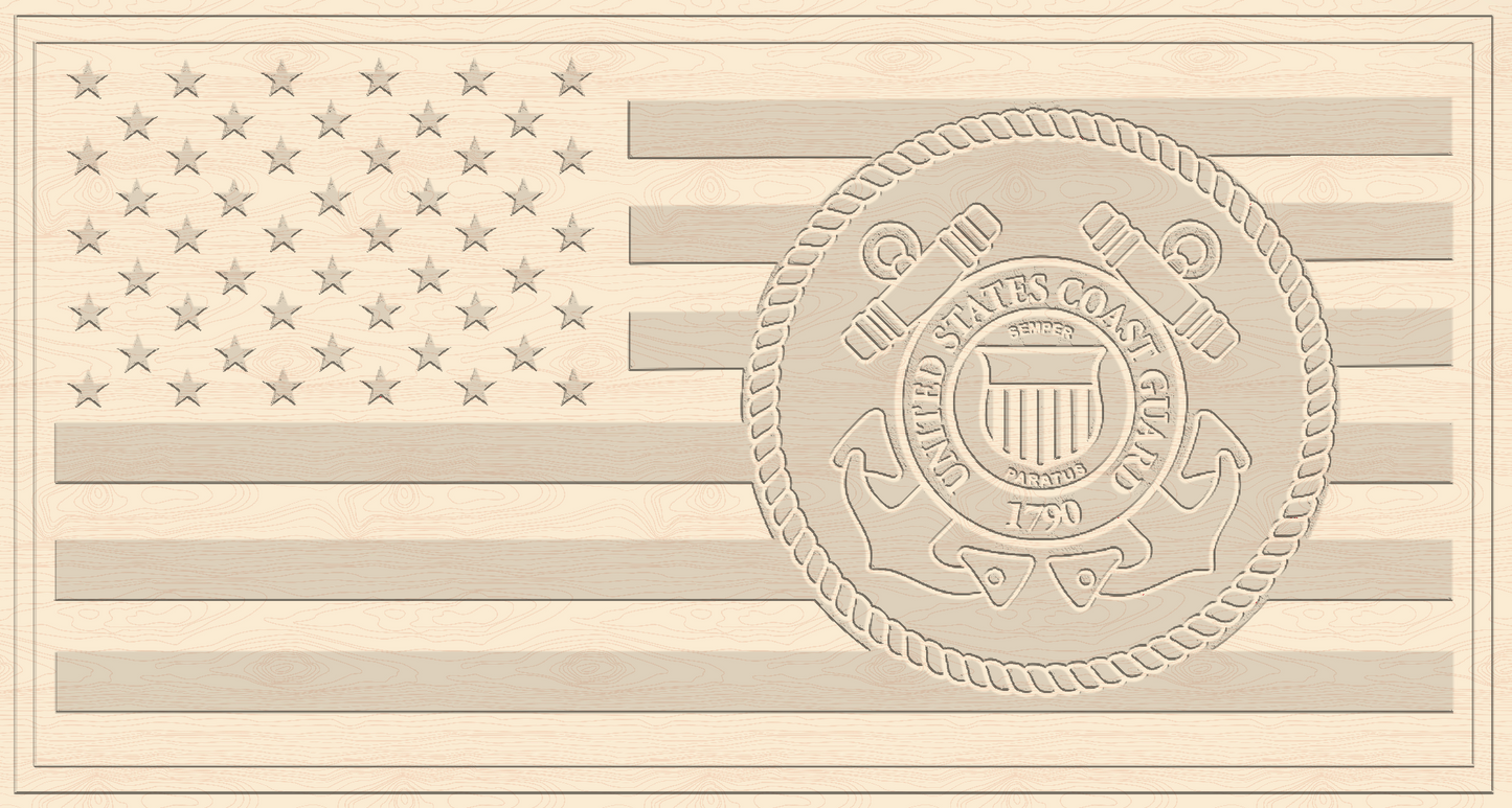 American Flag Military Logos SVG Bundle – U.S. Armed Forces Digital Download for Cricut, Silhouette, CNC, T-Shirts & Decals