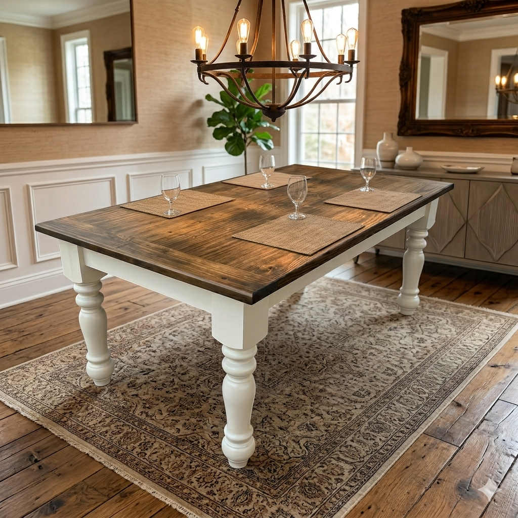 The Ilaria – Custom Solid Wood Dining Table