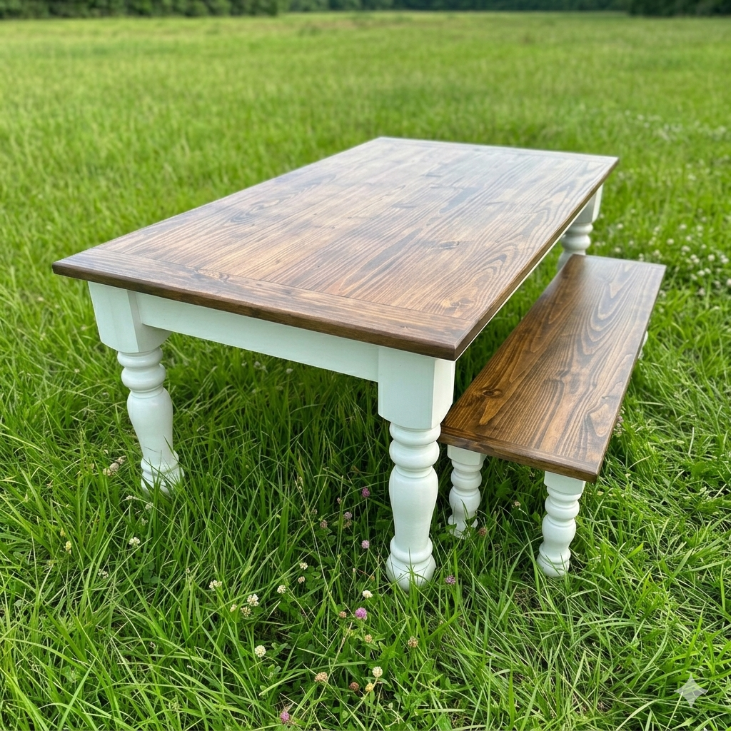 The Ilaria – Custom Solid Wood Dining Table