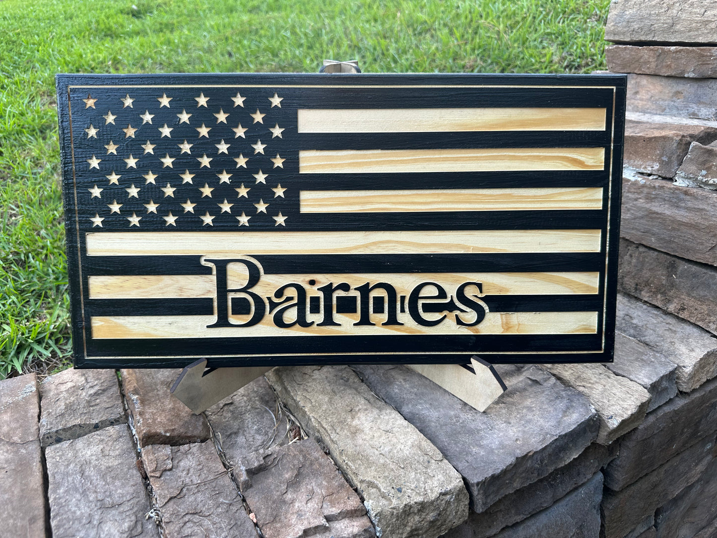 Custom American Flag Handgun Concealment Case – Made to Order