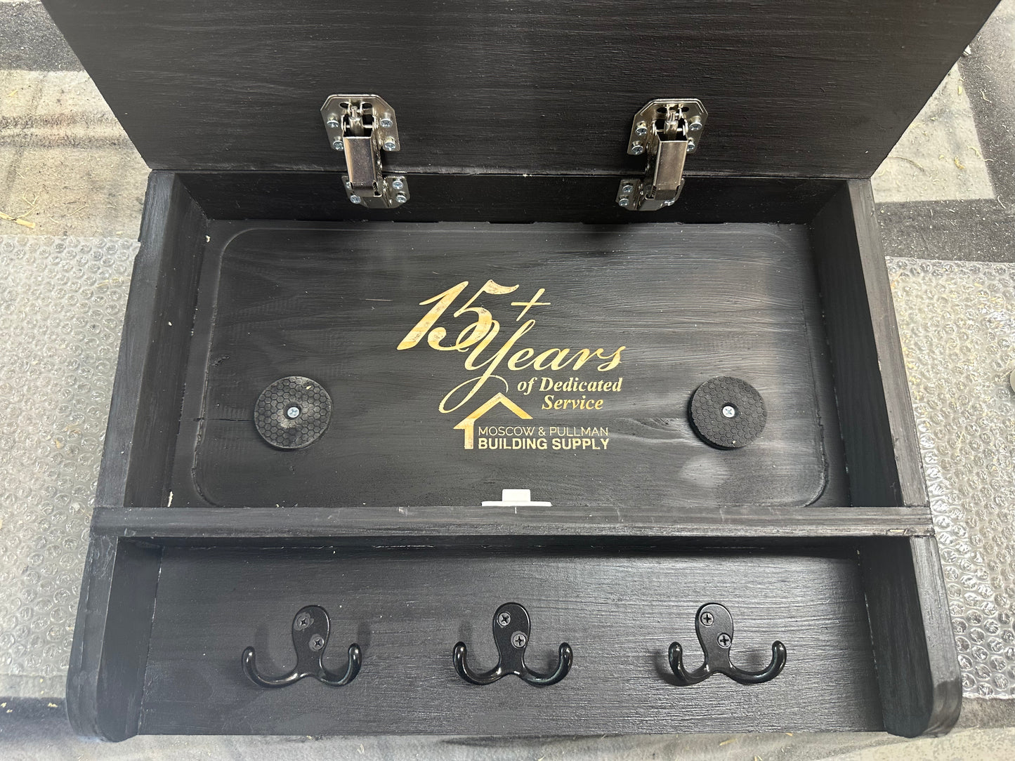 Custom American Flag Handgun Concealment Case with Coat Hooks – Made to Order