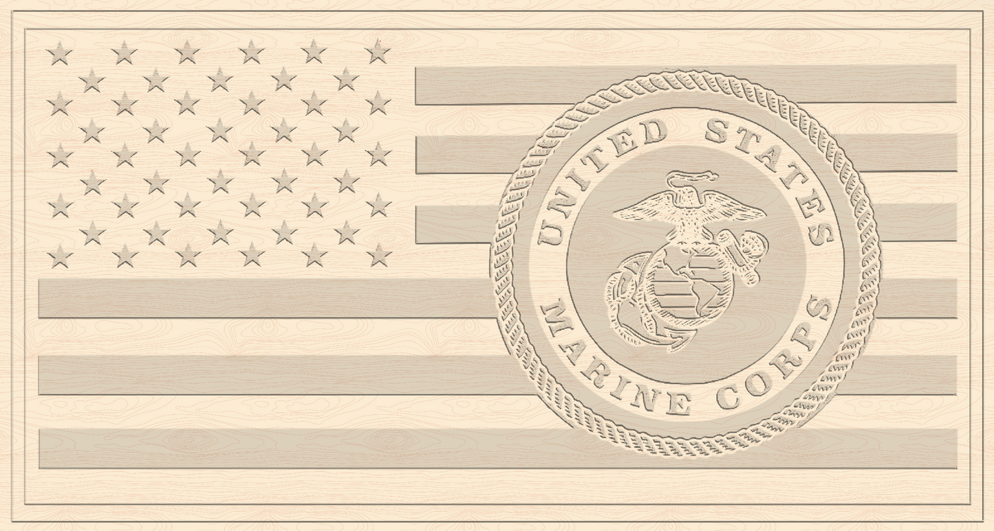 American Flag Military Logos SVG Bundle – U.S. Armed Forces Digital Download for Cricut, Silhouette, CNC, T-Shirts & Decals